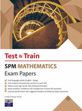 Test & Train SPM Form 5 Mathematics Exam Papers '26 - SAP Publication - MPHOnline.com