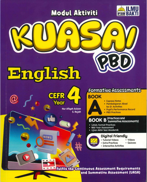 Kuasai PBD English CEFR Year 4 (Book A & B) '24 - MPHOnline.com