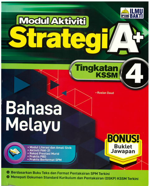 Modul Aktiviti Strategi A+ KSSM Tingkatan 4 Bahasa Melayu - MPHOnline.com