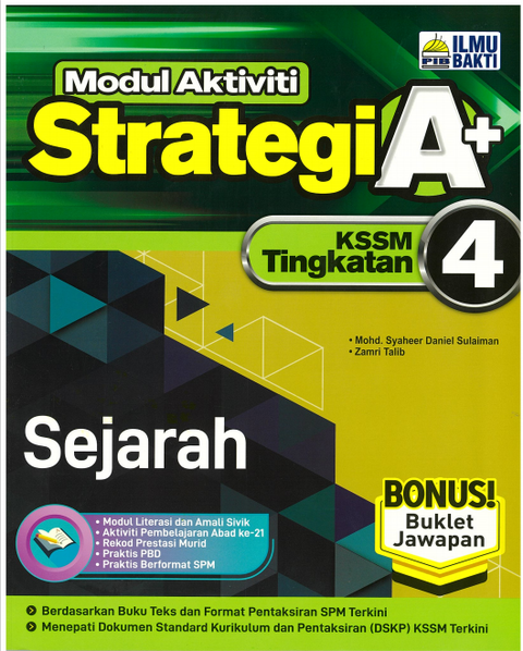 Modul Aktiviti Strategi A+ KSSM Tingkatan 4 Sejarah - MPHOnline.com