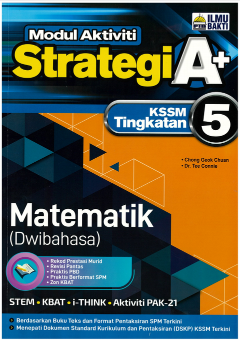 Modul Aktiviti Strategi A+ KSSM Tingkatan 5 Matematik/Mathematics (Dwibahasa) - MPHOnline.com