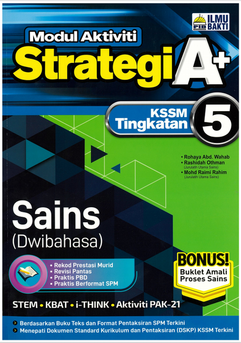 Modul Aktiviti Strategi A+ KSSM Tingkatan 5 Sains/Science (Dwibahasa) - MPHOnline.com