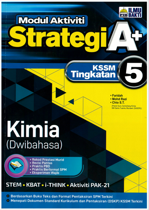 Modul Aktiviti Strategi A+ KSSM Tingkatan 5 Kimia/Chemistry (Dwibahasa) - MPHOnline.com