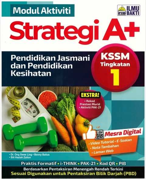 Modul Aktiviti Strategi A+  KSSM Tingkatan 1 Pendidikan Jasmani dan Pendidikan Kesihatan (PJPK) - MPHOnline.com