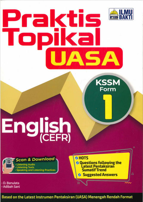 Praktis Topikal UASA English (CEFR) Form 1 '24 - MPHOnline.com