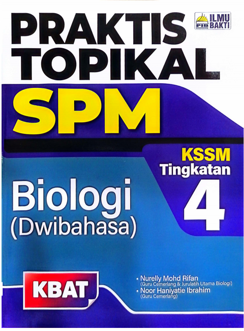 Praktis Topikal SPM Biologi (Dwibahasa) Tingkatan 4 - MPHOnline.com