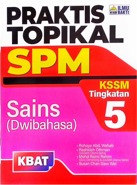 Praktis Topikal SPM Sains (Dwibahasa) Tingkatan 5 - MPHOnline.com