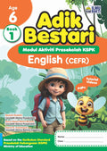 Adik Bestari : English CEFR Ages 6 (Book 1) '25 - MPHOnline.com