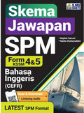 Skema Jawapan SPM Bahasa Inggeris (CEFR) KSSM Form 4&5  '25 - MPHOnline.com