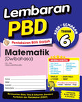 Lembaran PBD Matematik (Dwi) Tahun 6'26 - MPHOnline.com
