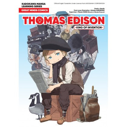 Great Minds Comics 01: Thomas Edison: King Of Invention - MPHOnline.com