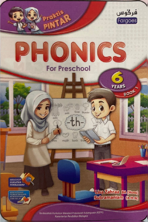 Praktis Pintar Phonics For Preschool 6 Years – Book 1 - MPHOnline.com