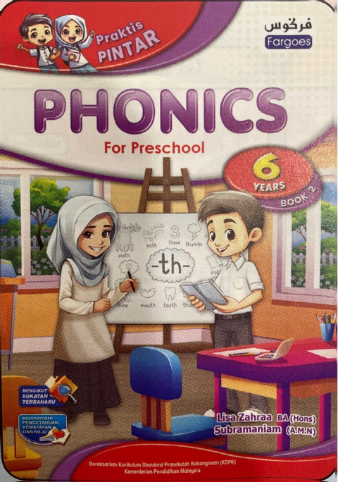 Praktis Pintar Phonics For Preschool 6 Years – Book 2 - MPHOnline.com