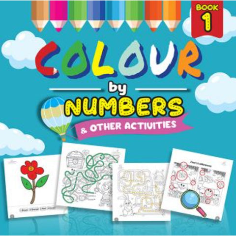 Colour By Numbers & Other Activities Book 1 - MPHOnline.com