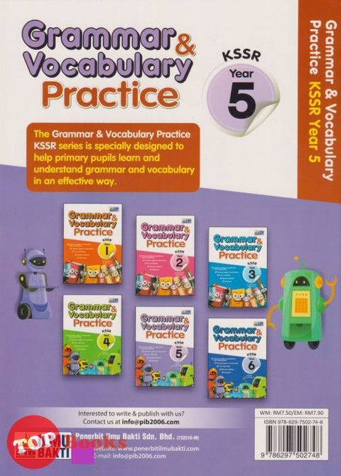 Grammar & Vocabulary Practice KSSR Year 5 - MPHOnline.com