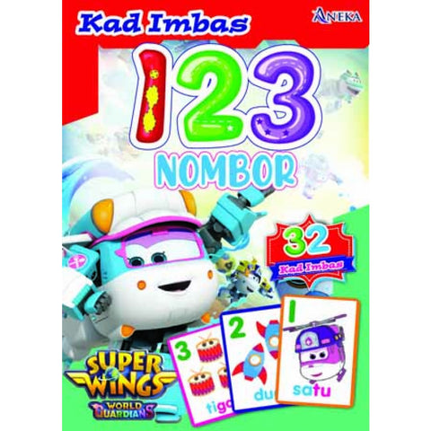 Flashcard Super Wing - 123 Numbers - MPHOnline.com