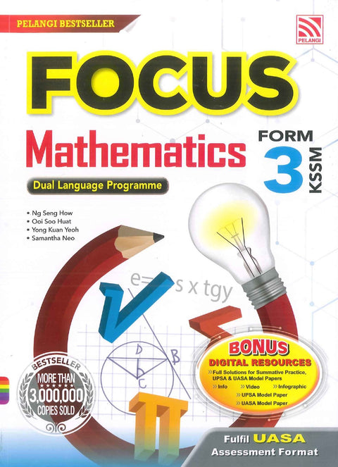 Focus KSSM 2023 Mathematics Form 3 - MPHOnline.com