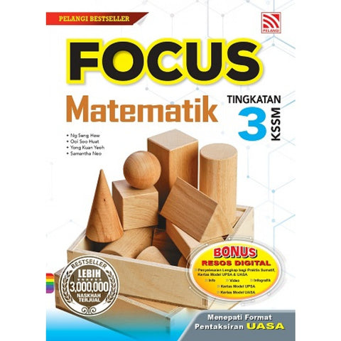 Focus Kssm (2023) Matematik Tingkatan 3 - MPHOnline.com