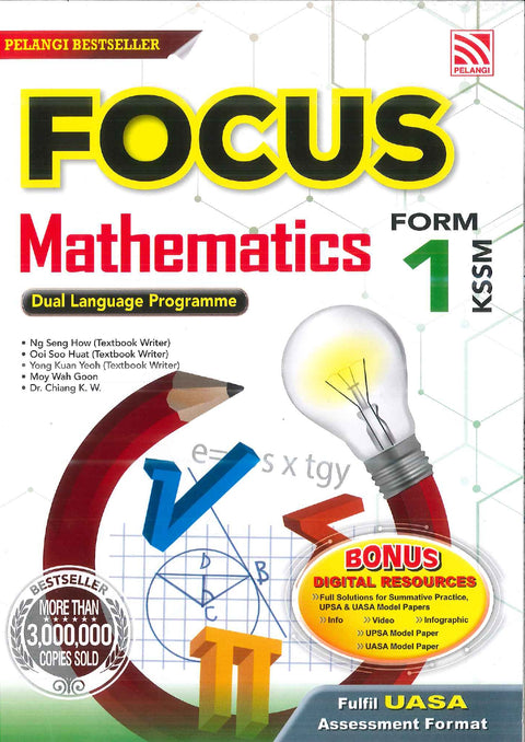 Focus KSSM 2023 Mathematics Form 1 - MPHOnline.com