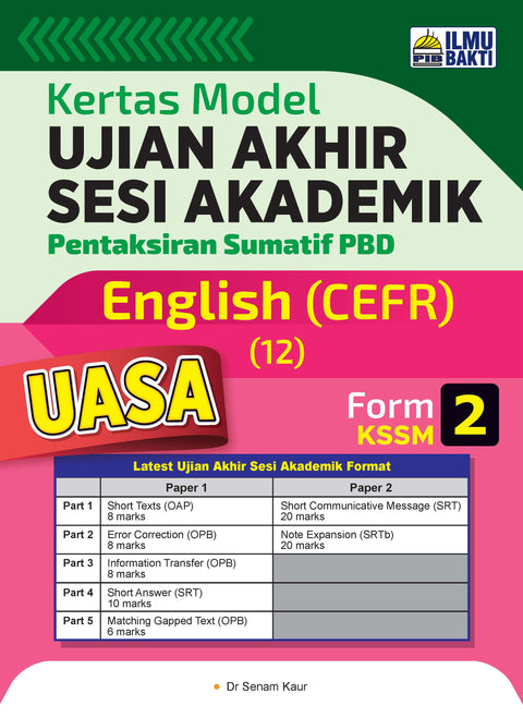 Kertas Model UASA English CEFR Form 2 '23 - MPHOnline.com