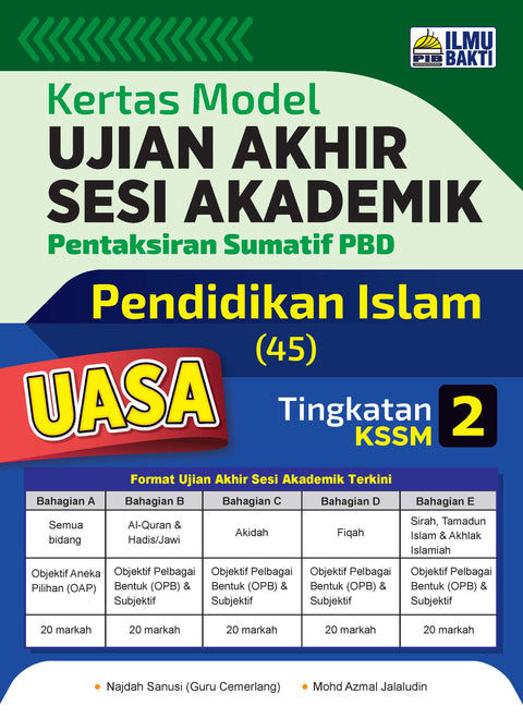 Kertas Model UASA Pendidikan Islam Tingkatan 2 '23 - MPHOnline.com