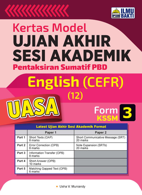 Kertas Model UASA English CEFR Form 3 '23 - MPHOnline.com