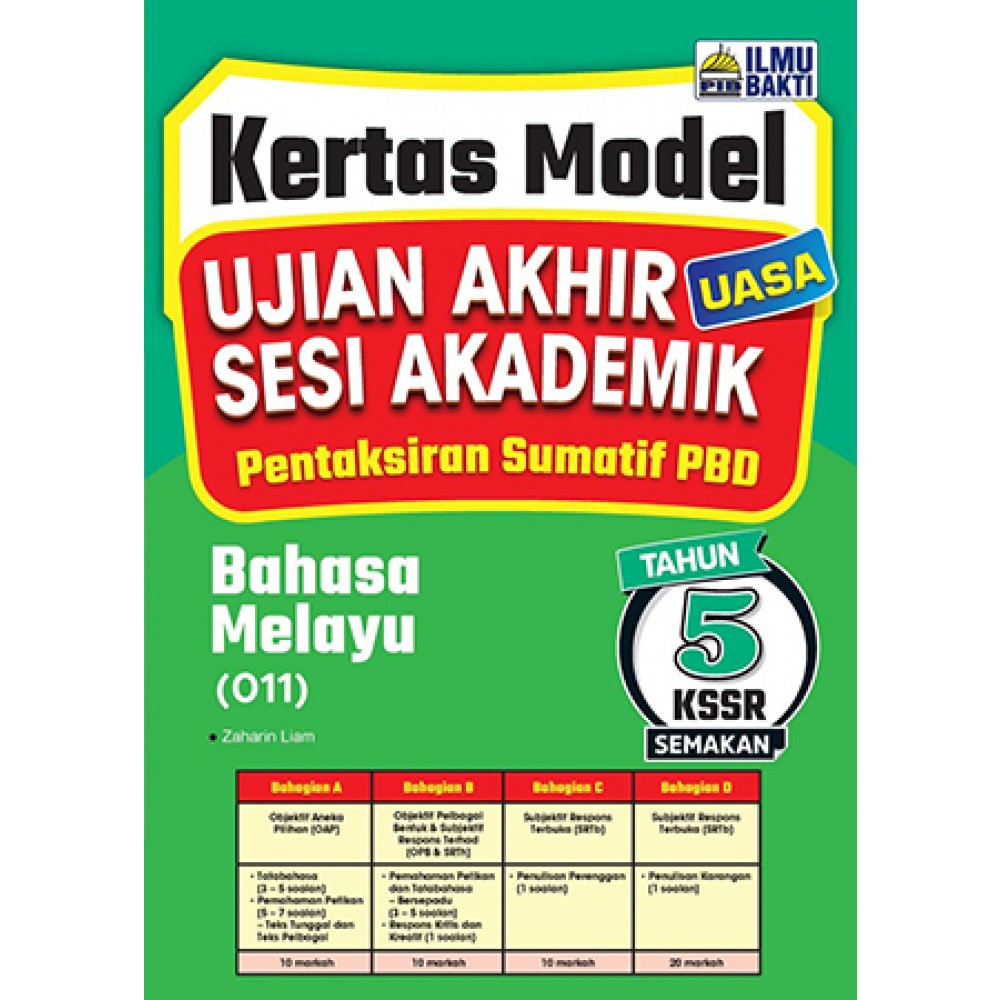 Kertas Model UASA Bahasa Melayu KSSR Tahun 5 '24 – MPHOnline.com