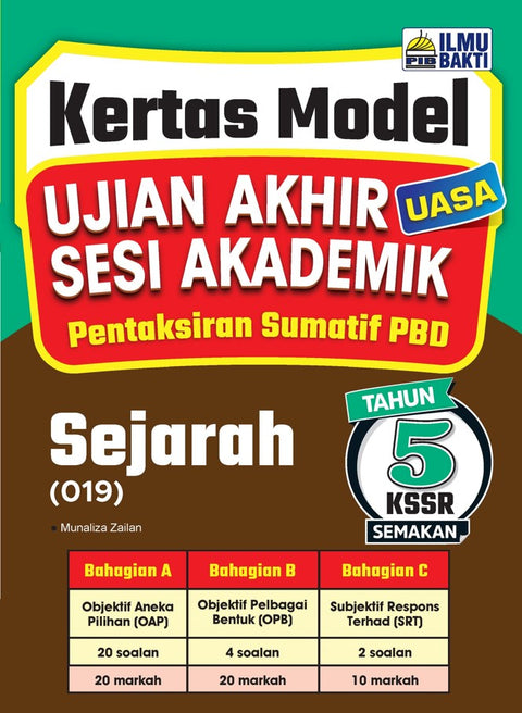 Kertas Model UASA Sejarah KSSR Tahun 5 '24 - MPHOnline.com