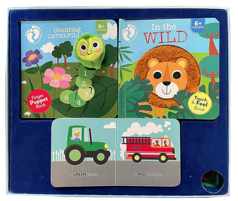 A look inside the boxed set for Explore the World Around You (Box with 3 Touch-and-Feel Board Books) - MPHOnline.com
