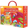 Shaped Puzzle Fantasy - Knights And Dragons - MPHOnline.com