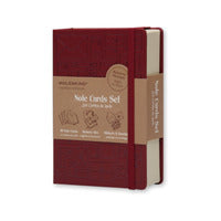 Moleskine Red Gift Box Pocket Note Cards Set (Moleskine Messages) - MPHOnline.com