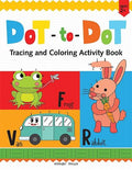 Preschool Activity Book: Dot-To-Dot - Tracing and Coloring Activity Book For Kids - MPHOnline.com