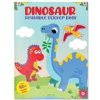 Dinosaur World Reusable Sticker Book For Children - MPHOnline.com