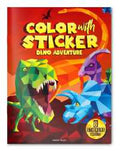 Color with Sticker - Dino Adventure - MPHOnline.com