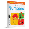 Reusable Wipe And Clean Book 1-10 Numbers : Write And Practice Numbers (1-10) - MPHOnline.com