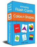 Amazing Flash Cards Colors & Shapes: Early Development of Preschool Toddler (55 Cards) - MPHOnline.com