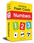 Amazing Flash Cards Numbers: Early Development of Preschool Toddler (55 Cards) - MPHOnline.com