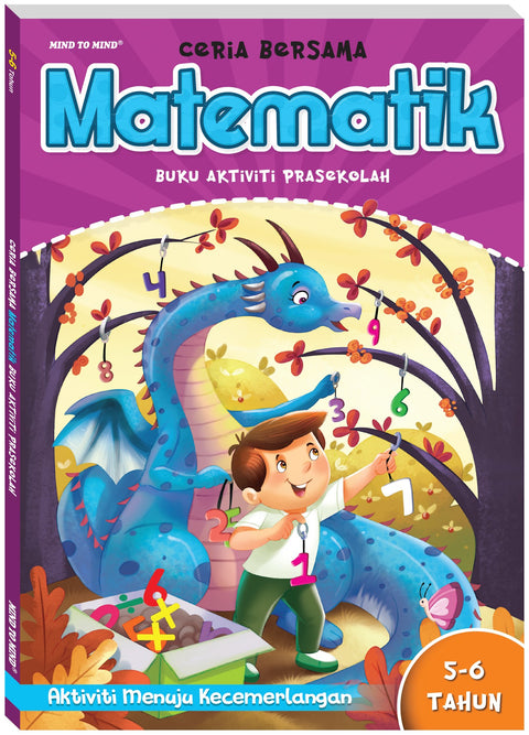 Ceria Bersama Matematik Buku Aktiviti Prasekolah ( 5 - 6 Tahun ) - MPHOnline.com