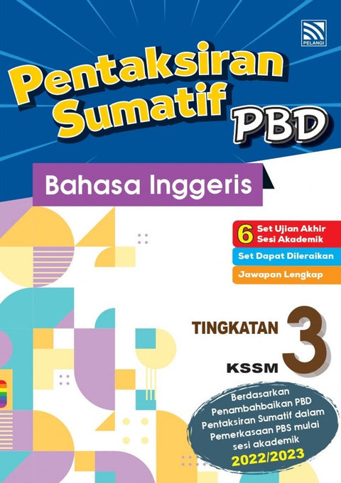 Pentaksiran Sumatif PBD 2023 English Tingkatan 3 - MPHOnline.com