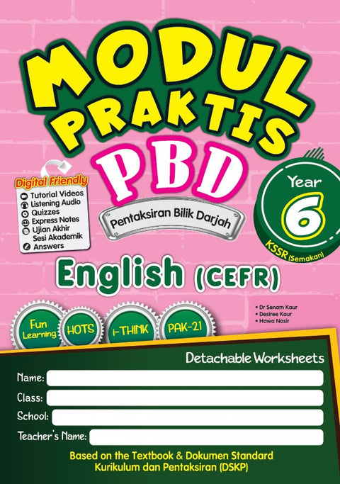 Modul Praktis PBD Eng CEFR Year 6  '23 - MPHOnline.com