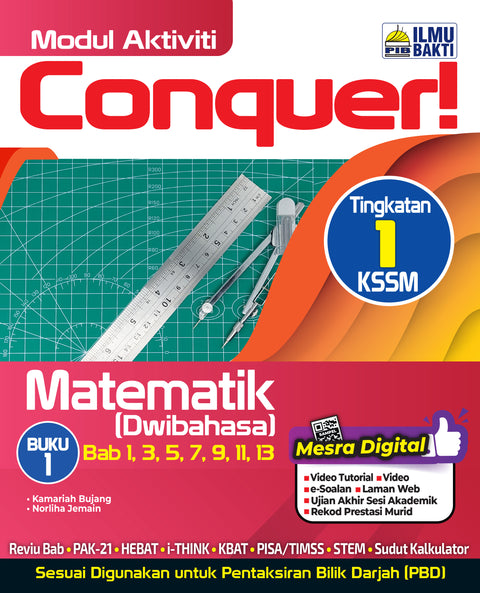 Conquer! KSSM Mate (Dwi)  Tg1 Bk1 - MPHOnline.com