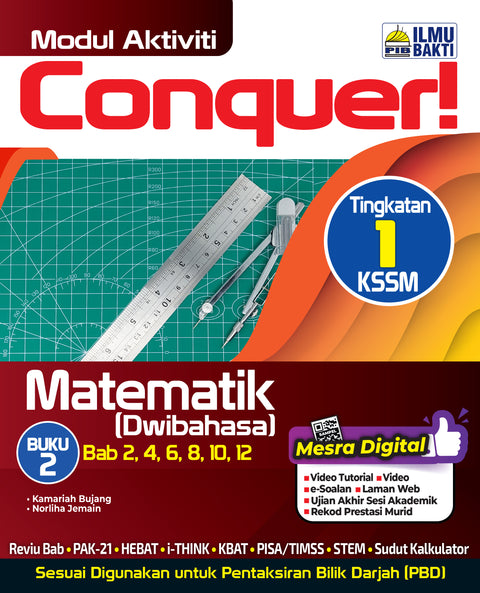 Conquer! KSSM Mate (Dwi)  Tg1 Bk2 - MPHOnline.com