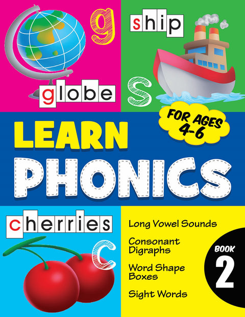 Learn Phonics (For Ages 4-6) Book 2 - MPHOnline.com