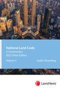 National Land Code: A Commentary (3rd Edition, Volume 1-3) - cover of Volume 1 - LexisNexis - MPHOnline.com