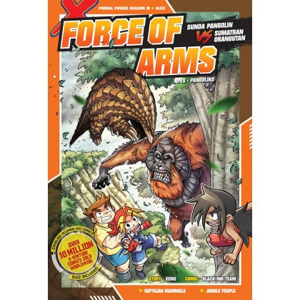 X-VENTURE Primal Power III 03: Force Of Arms: Sunda Pangolin VS Sumatran Orangutan - MPHOnline.com