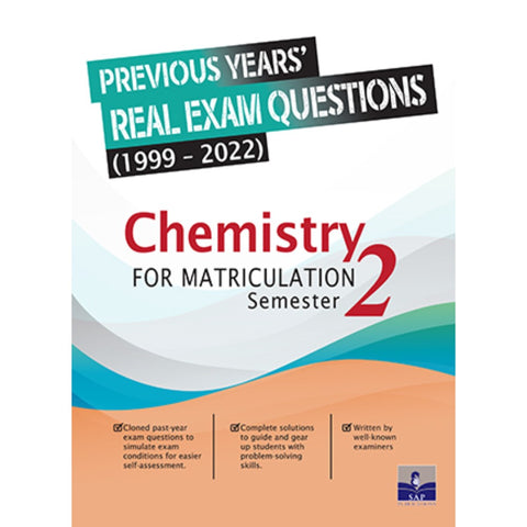 Real Exam Questions Chemistry for Matriculation 2 - MPHOnline.com