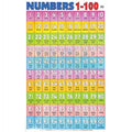 Poster Pendidikan Nombor 1-100 - MPHOnline.com