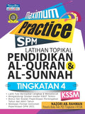 Maximum Practice Latihan Topical Pendidikan Al-Quran & Sunnah Tingkatan 4 - MPHOnline.com