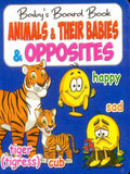 BABY’S BOARD BOOK: ANIMALS & THEIR BABIES & OPPOSITES - MPHOnline.com