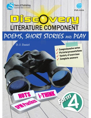 Discovery Literature Component Poems, Short Stories And Play Form 4 - MPHOnline.com